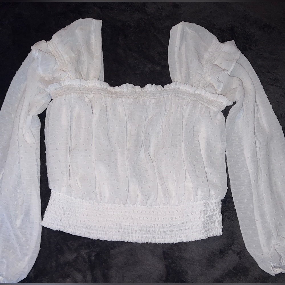 Cropped Long Sleeve Shirt